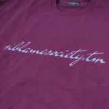 Society Signature Crewneck Sweater  Streetwear Pullover - Mauve Wine