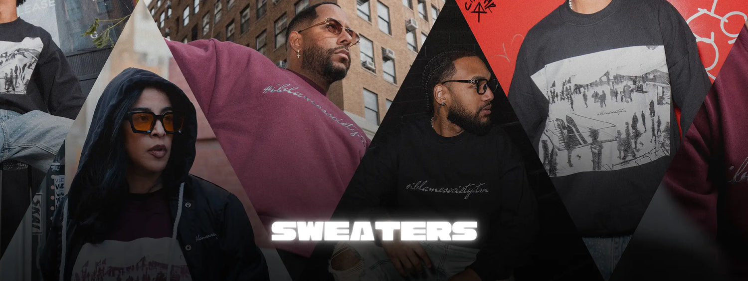 The Society Sweatshirt Collection Hustle. Express. Repeat.