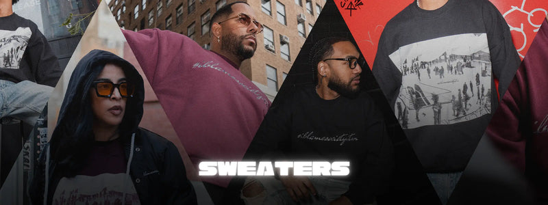 The Society Sweatshirt Collection Hustle. Express. Repeat.