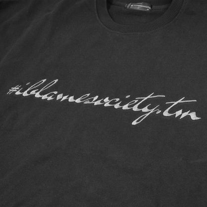 Signature Stealth Black Crewneck | Premium Embroidered Pullover