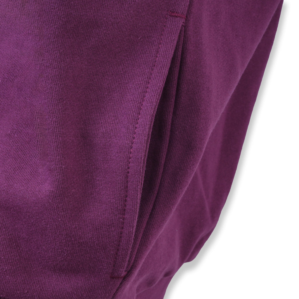 Society Signature Crewneck Sweater  Streetwear Pullover - Mauve Wine