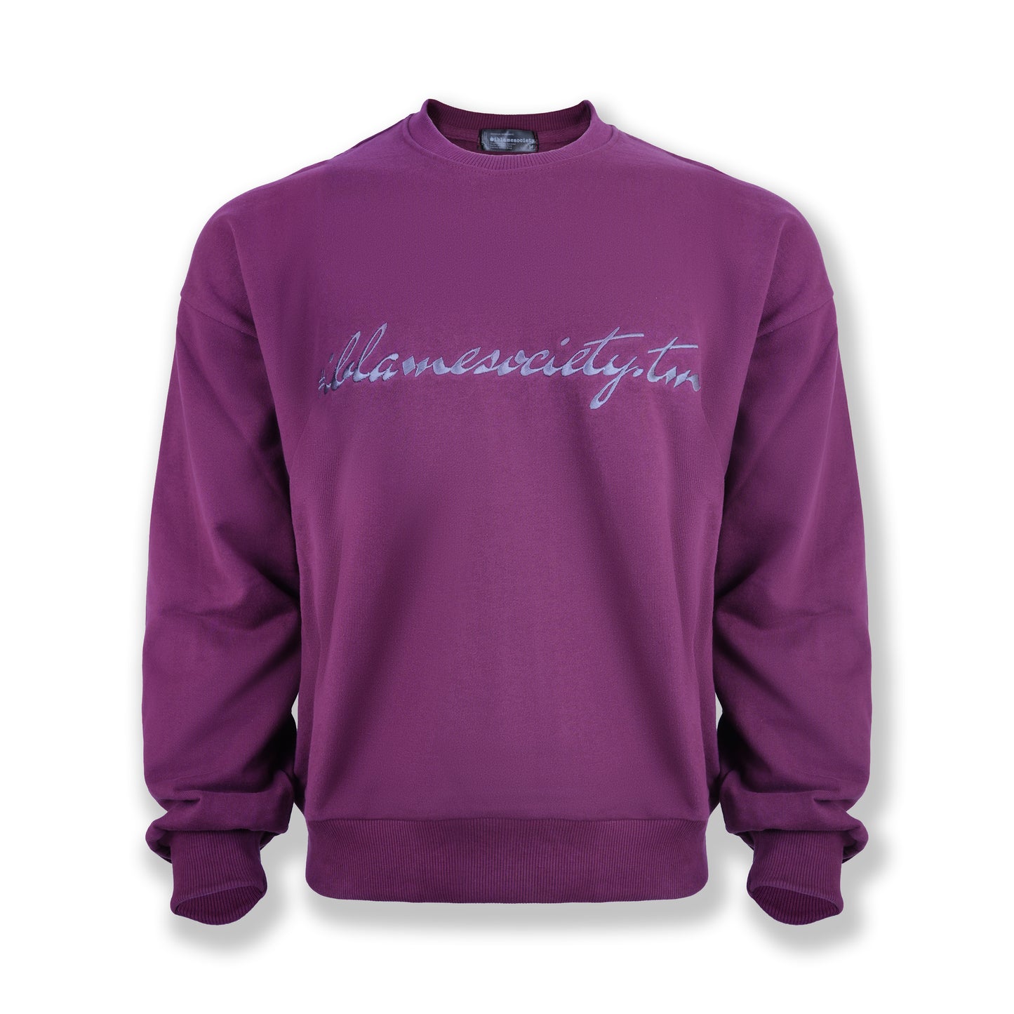 Signature Burgundy Crewneck | Premium Pullover with Side Pockets