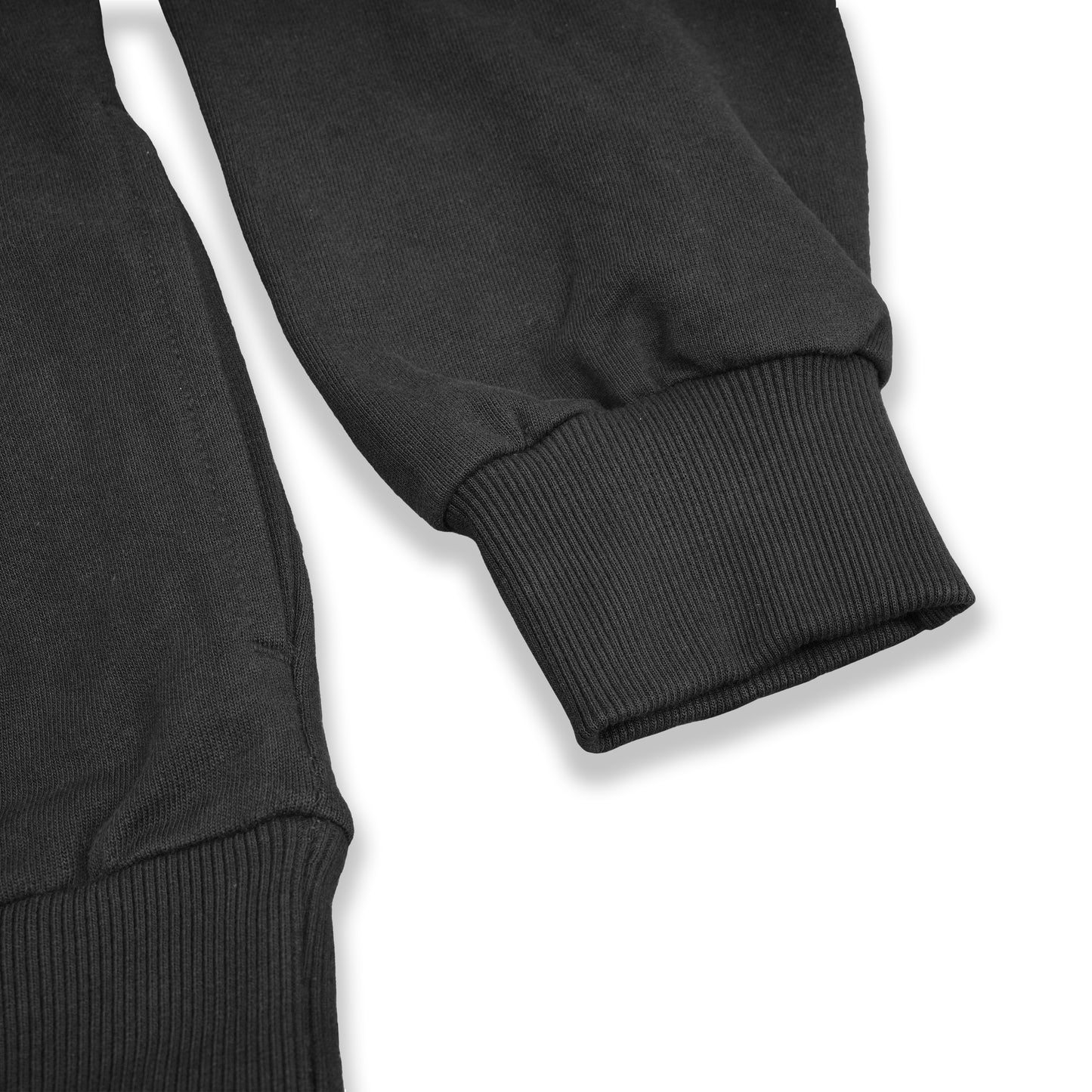 Signature Stealth Black Crewneck | Premium Embroidered Pullover