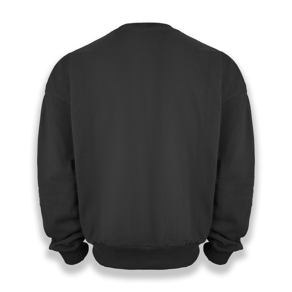 The Hustling New York Crewneck Sweater Streetwear - Black