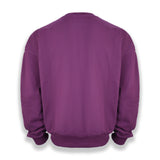 The Hustling New York Crewneck Sweater Streetwear - Mauve Wine