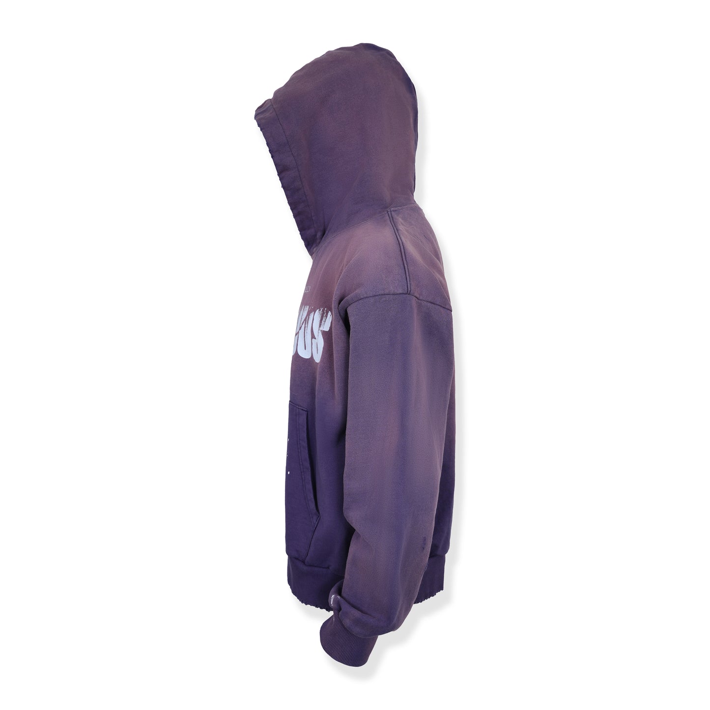 Heavyweight Faded Blue Distressed Hoodie | Premium 450 GSM luxury hoodie built for those who move differently. No mass production. No restock