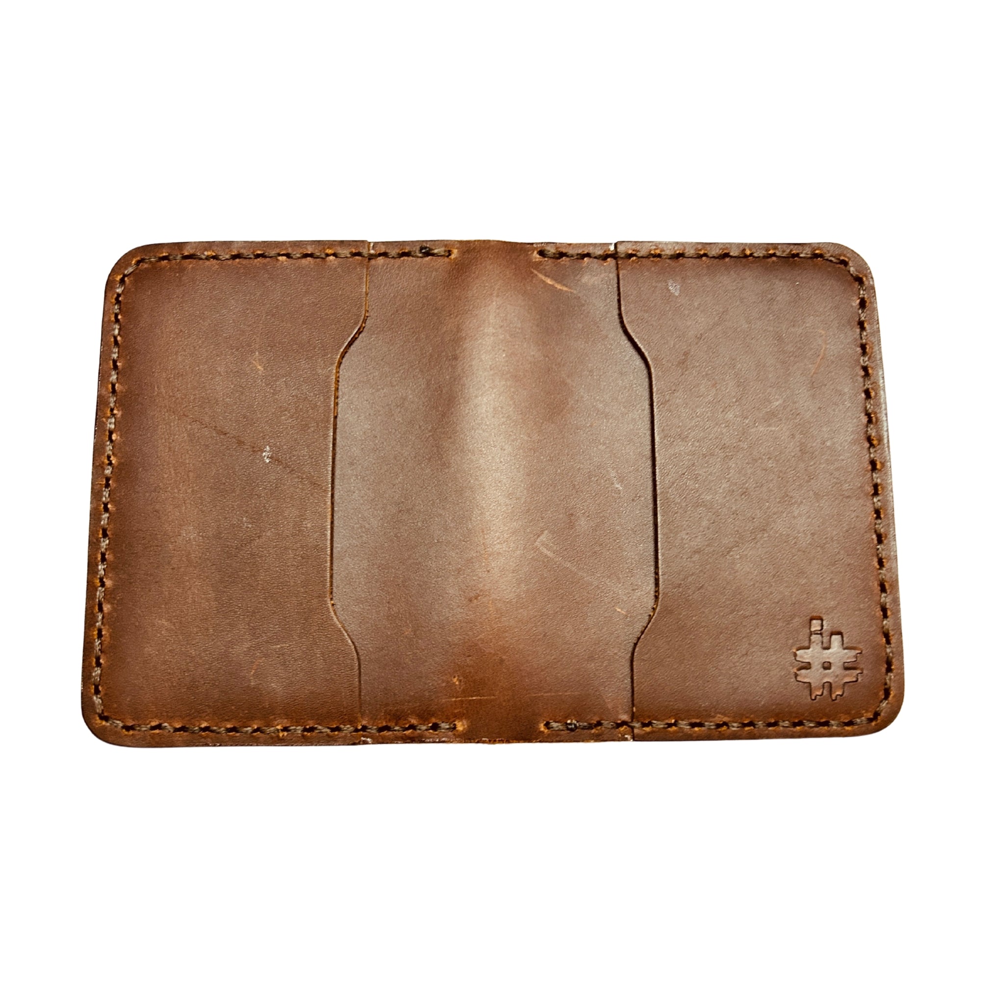 🤎 Handmade Brown Leather Card Wallet