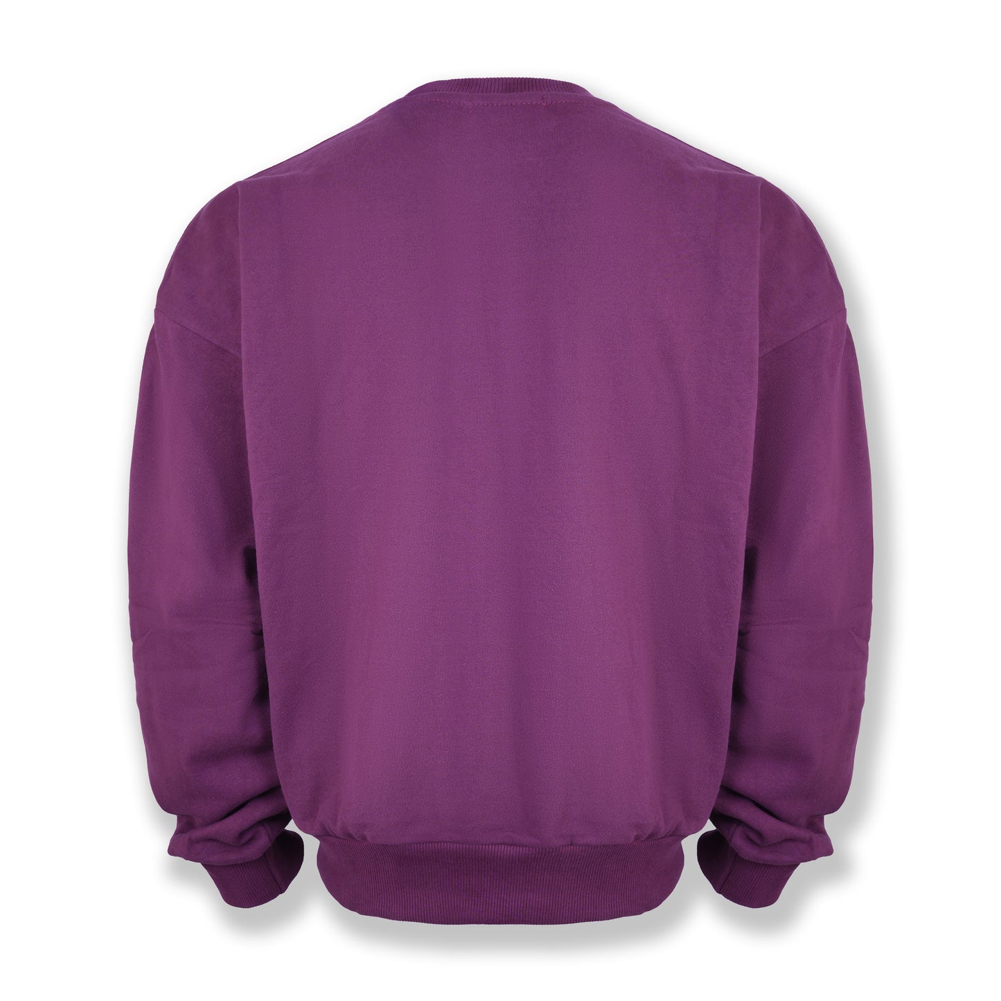 Signature Burgundy Crewneck | Premium Pullover with Side Pockets