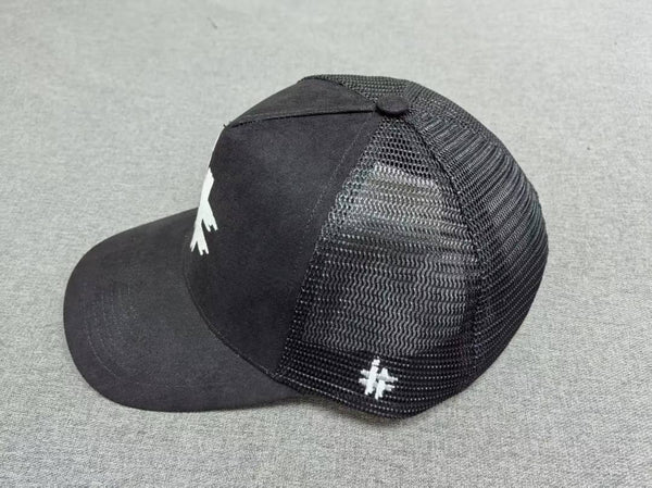 suede trucker hat