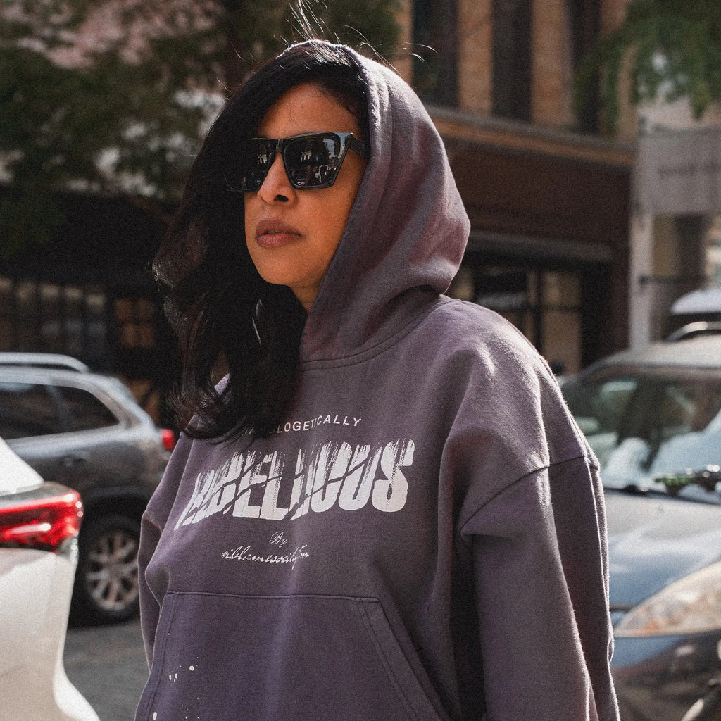 i-blamesociety.tm Faded Blue Hoodie – Unapologetically Rebellious