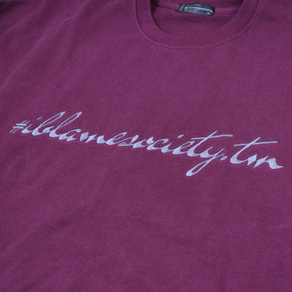 Signature Burgundy Crewneck | Premium Pullover with Side Pockets