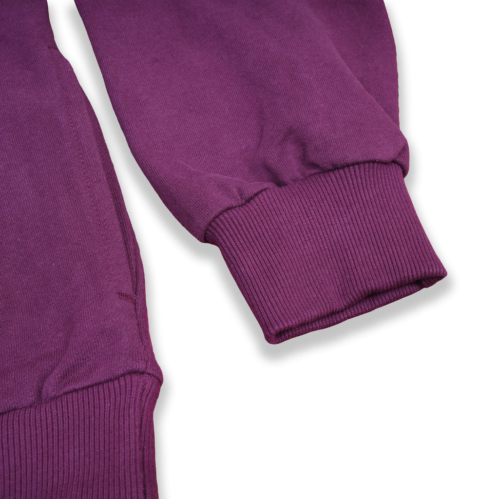 The Hustling New York Crewneck Sweater Streetwear - Mauve Wine