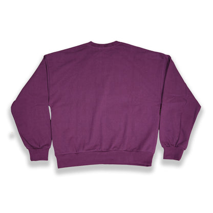 Signature Burgundy Crewneck | Premium Pullover with Side Pockets