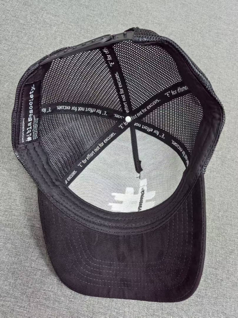 suede trucker hat