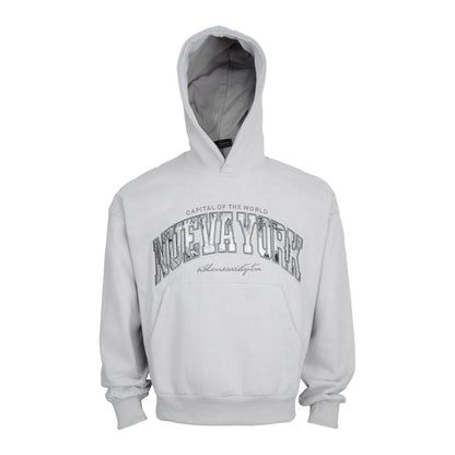 Luxury Vapor Blue Heavyweight Hoodie | 450 GSM Combed Cotton Terry built for those who move differently. No mass production. No restocks.