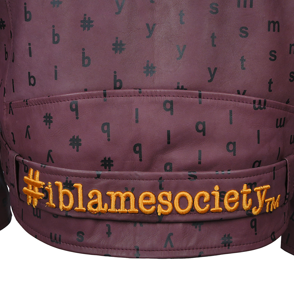 Matte Maroon Full-Grain Leather Biker Jacket | Handcrafted Moto Edition