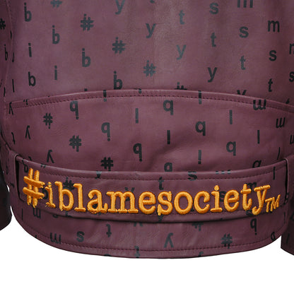 Matte Maroon Full-Grain Leather Biker Jacket | Handcrafted Moto Edition