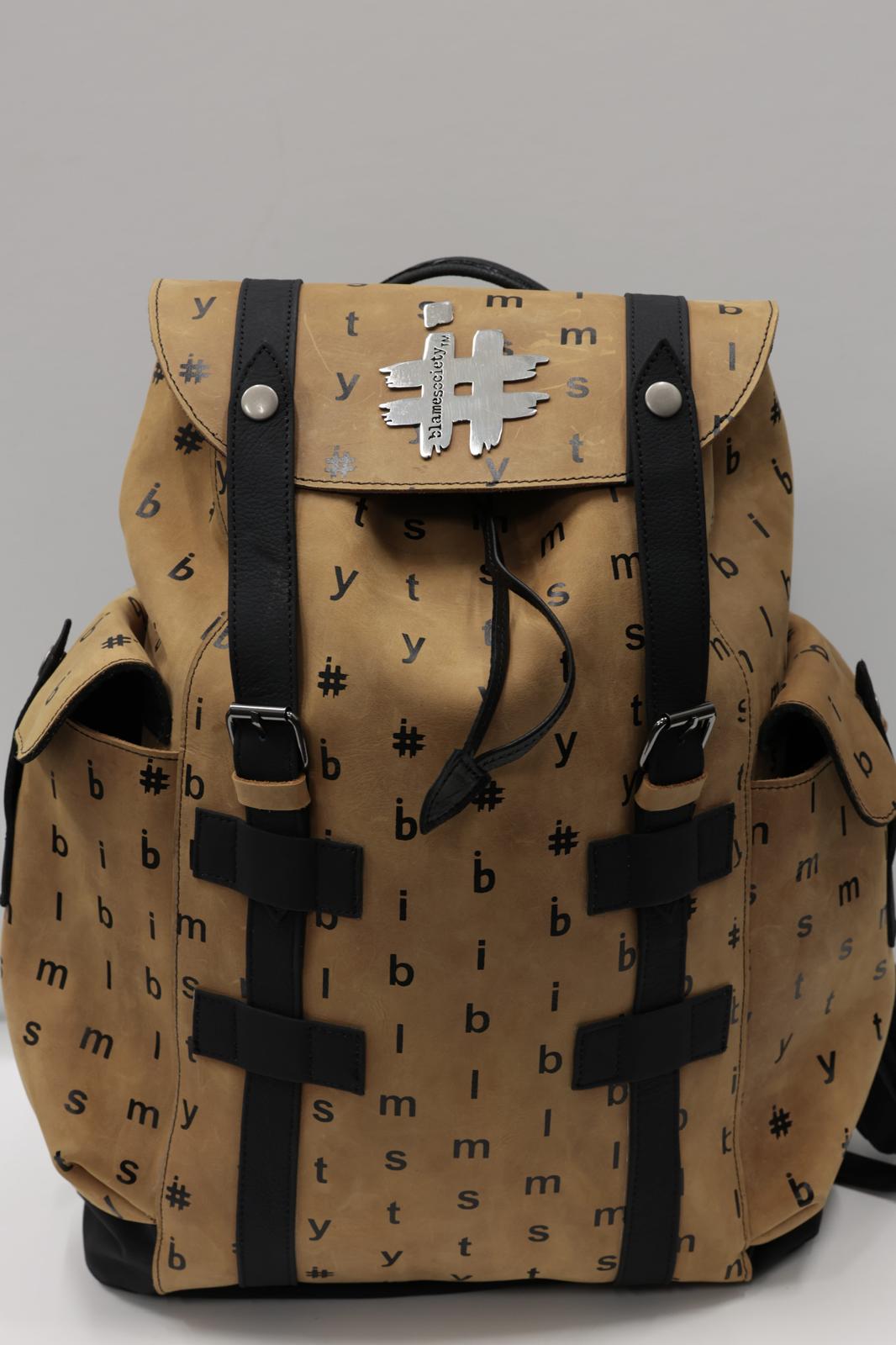 Metropolita Leather Backpack - Canary Yellow | Water-Resistant Luxury