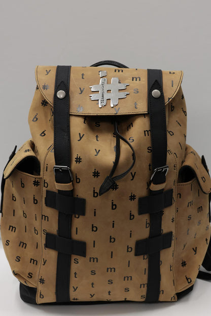 Metropolita Leather Backpack - Canary Yellow | Water-Resistant Luxury