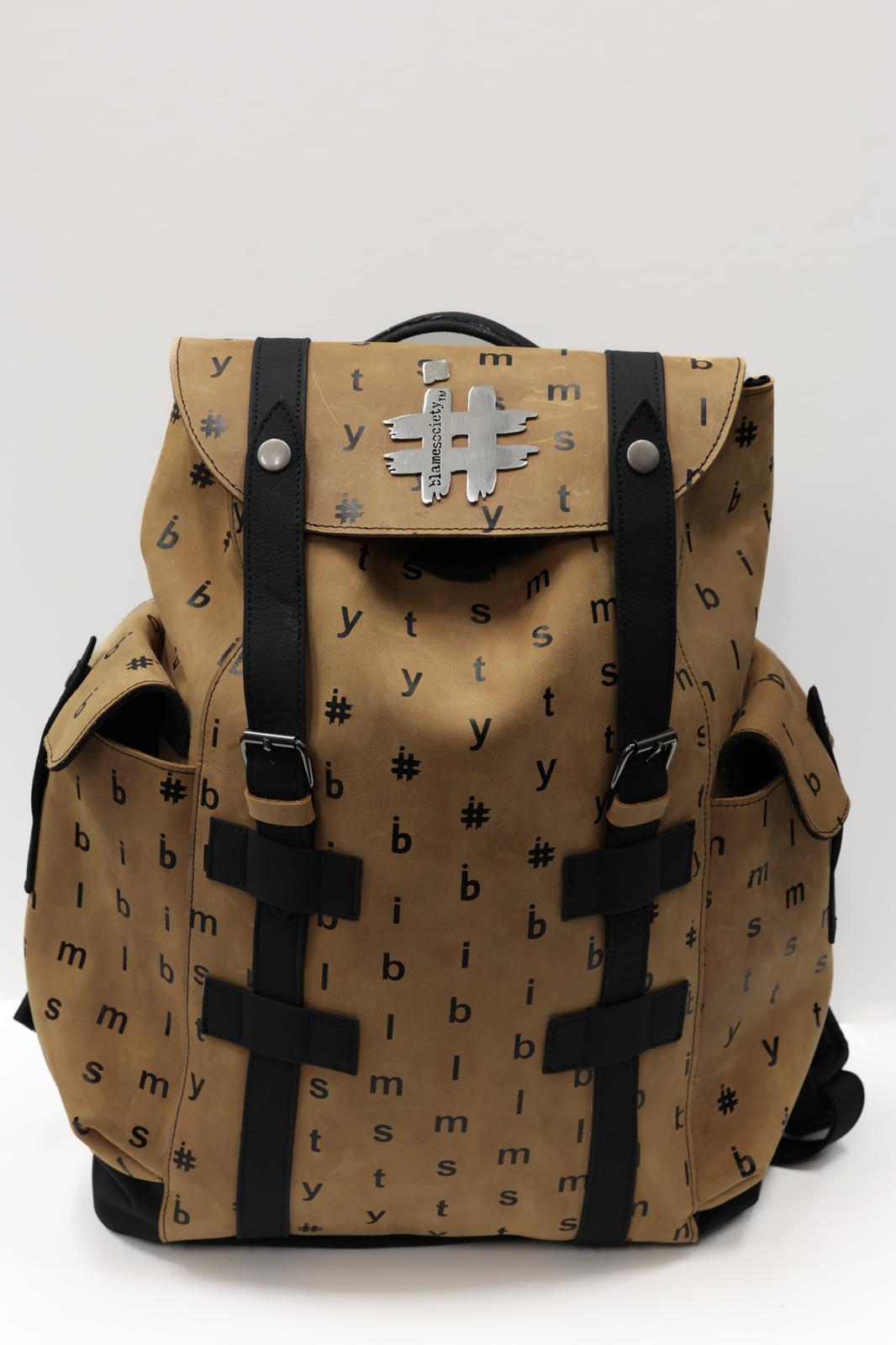 Metropolita Leather Backpack - Canary Yellow | Water-Resistant Luxury