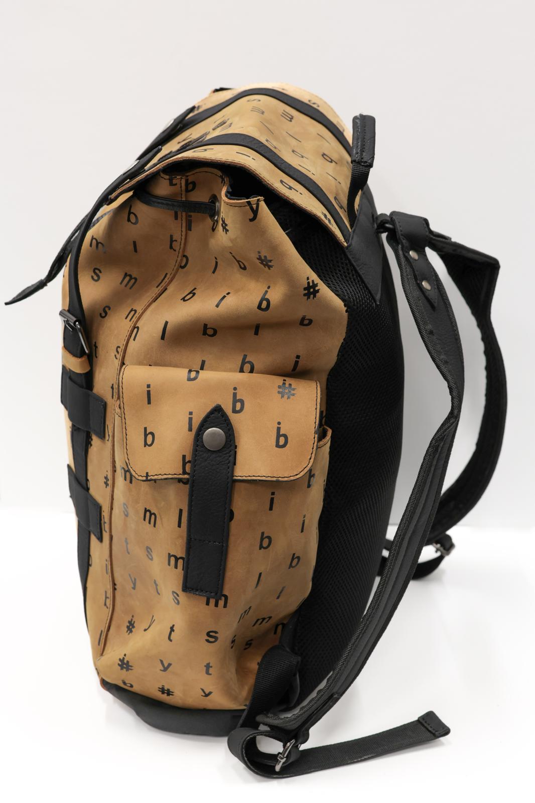 Metropolita Leather Backpack - Canary Yellow | Water-Resistant Luxury