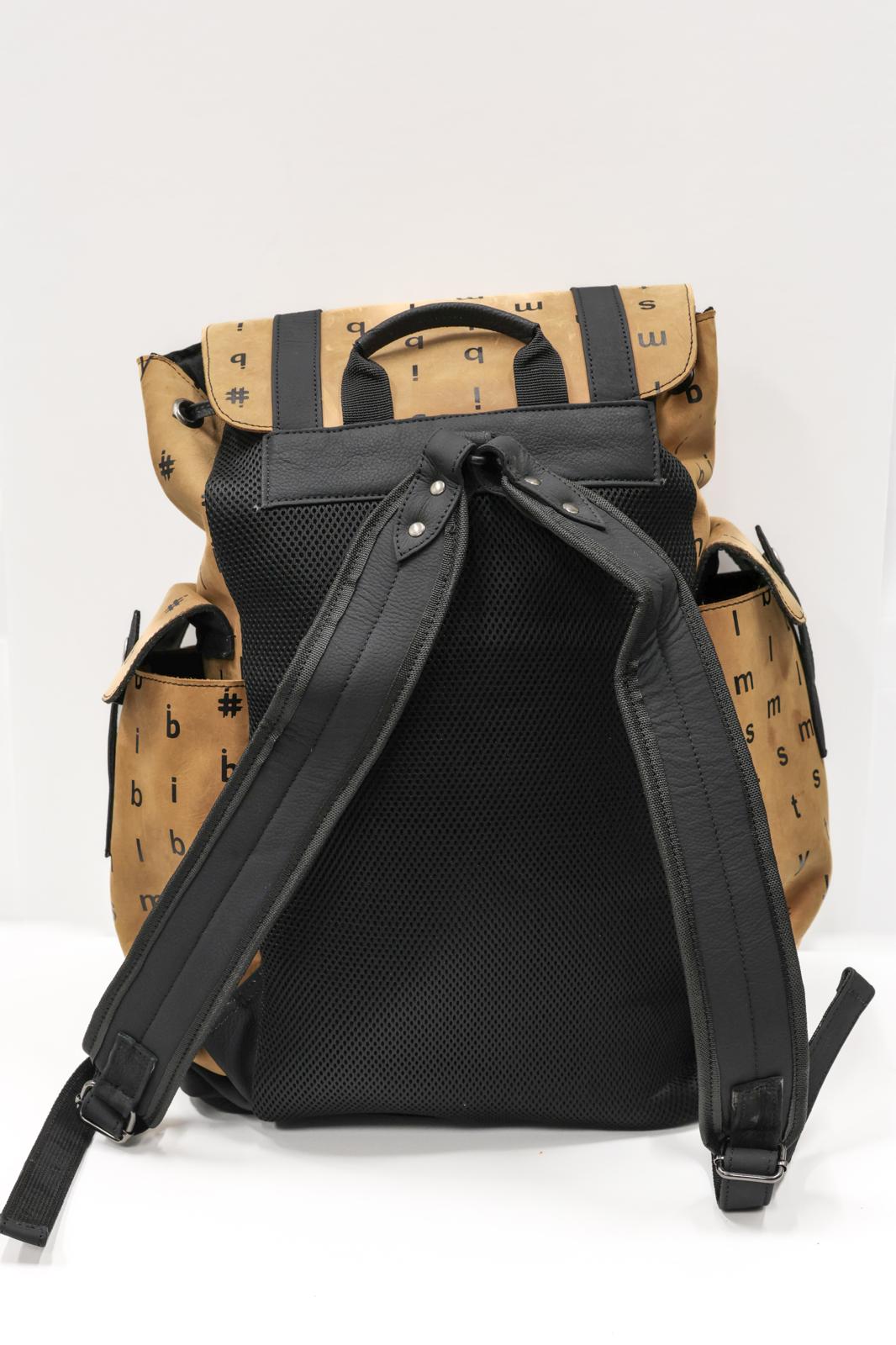 Metropolita Leather Backpack - Canary Yellow | Water-Resistant Luxury