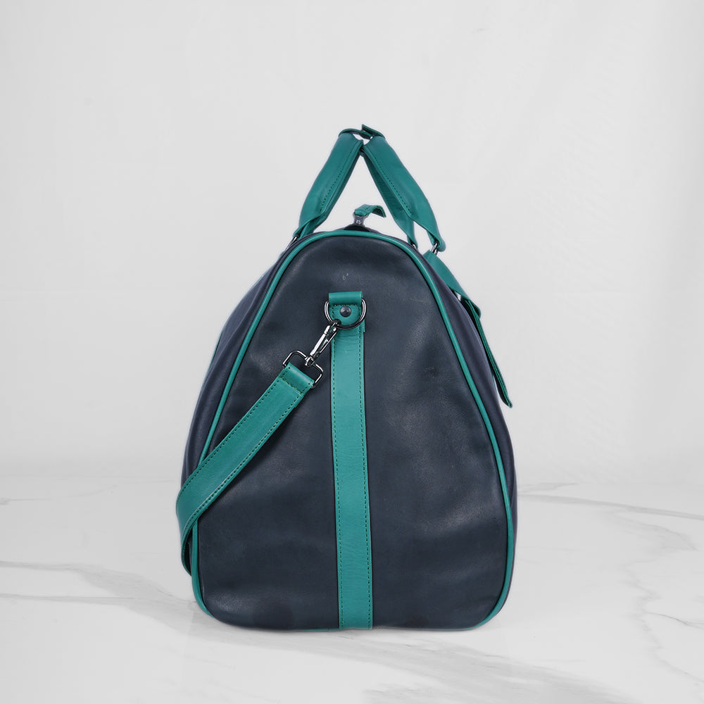 Classic Genuine Leather Duffle Bag – Handmade, Made to Order Travel Tote – Durable Weekender Carryall