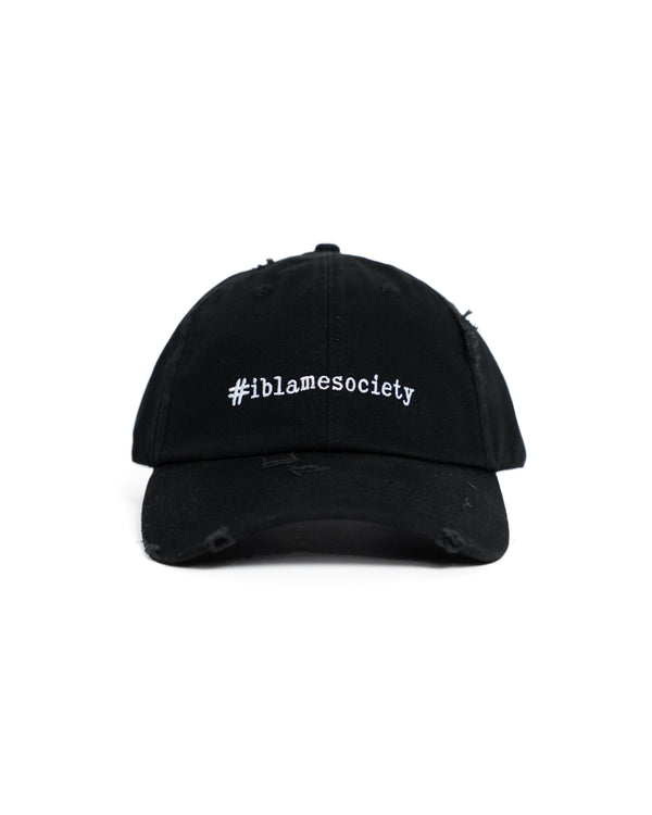 El Destroyer Distressed Cap Black - I Blame Society