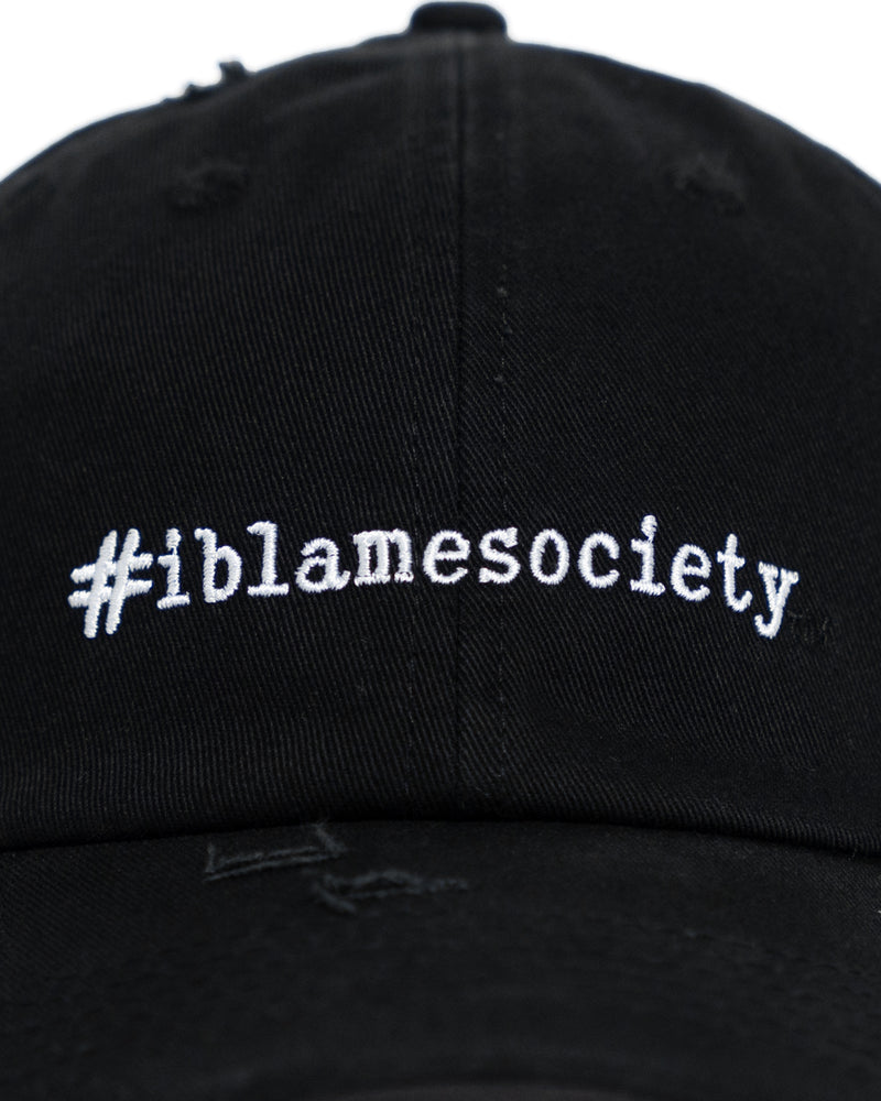 El Destroyer Distressed Cap Black - I Blame Society