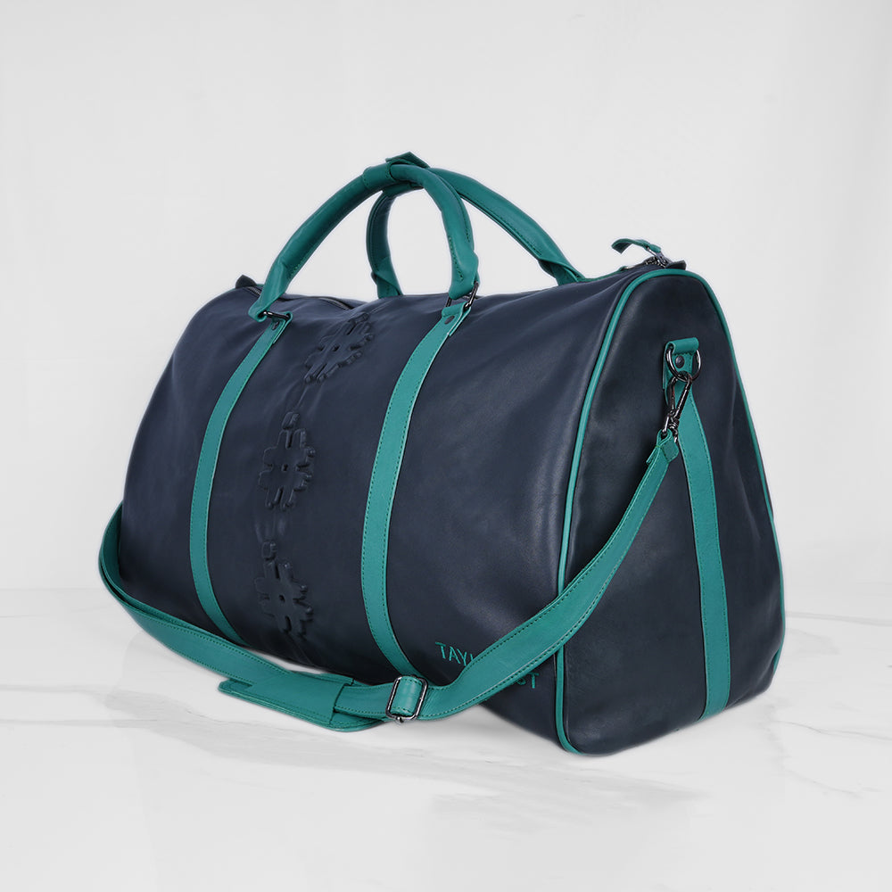 Heritage Genuine Leather Travel Duffle | Hand-Stitched Weekender