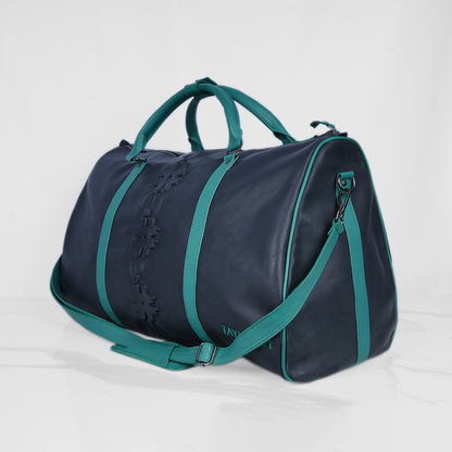 Heritage Genuine Leather Travel Duffle | Hand-Stitched Weekender