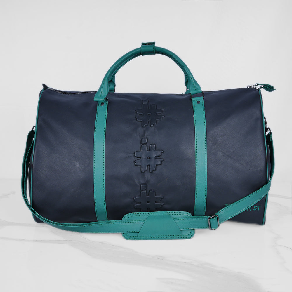 Heritage Genuine Leather Travel Duffle | Hand-Stitched Weekender