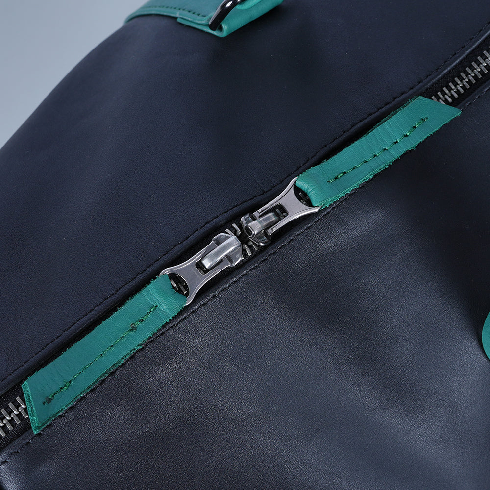 Classic Genuine Leather Duffle Bag – Handmade, Made to Order Travel Tote – Durable Weekender Carryall