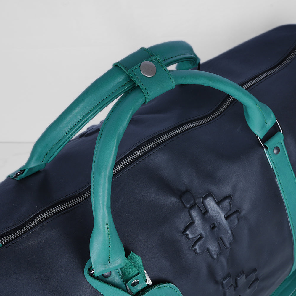 Classic Genuine Leather Duffle Bag – Handmade, Made to Order Travel Tote – Durable Weekender Carryall