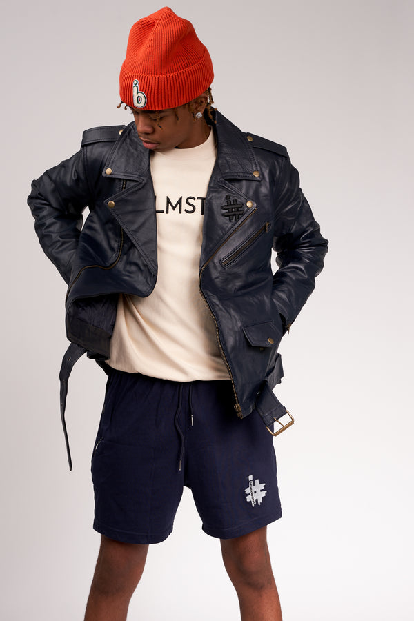 Premium Leather Jacket Set with Colorful Black Design – I Blame Society