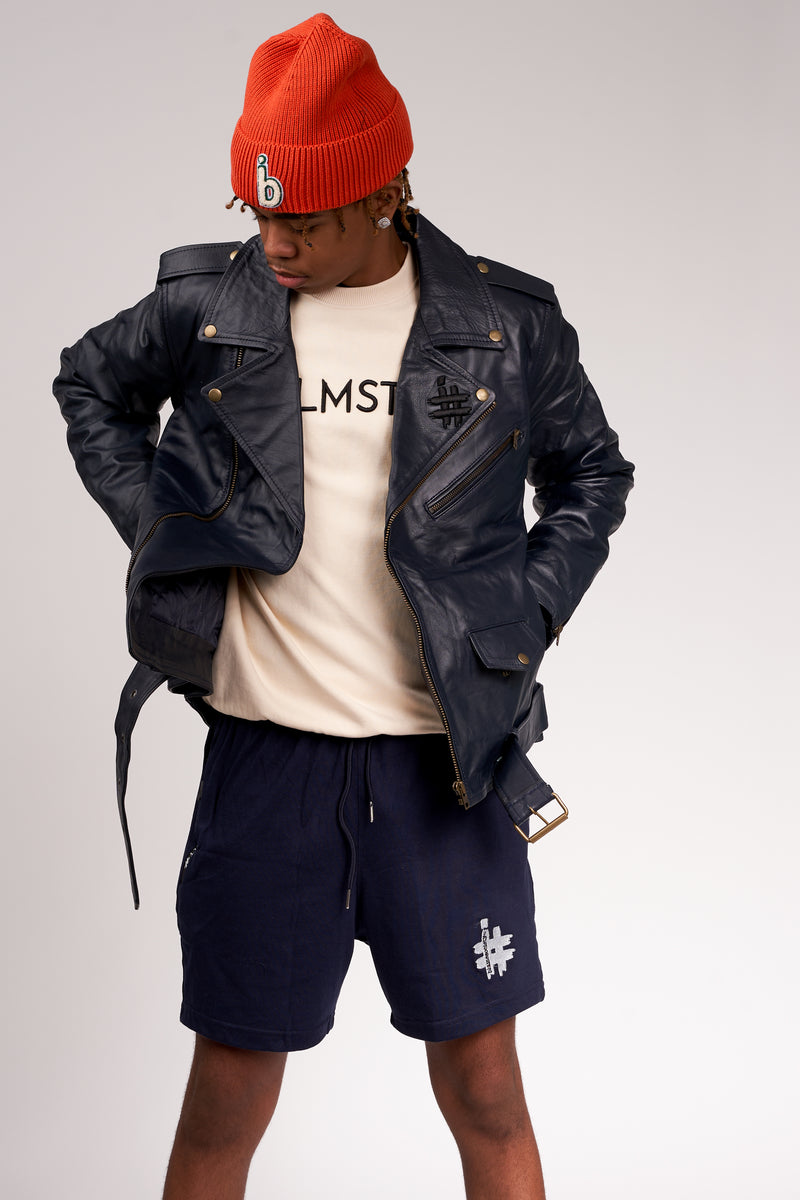 Premium Leather Jacket Set with Colorful Black Design – I Blame Society