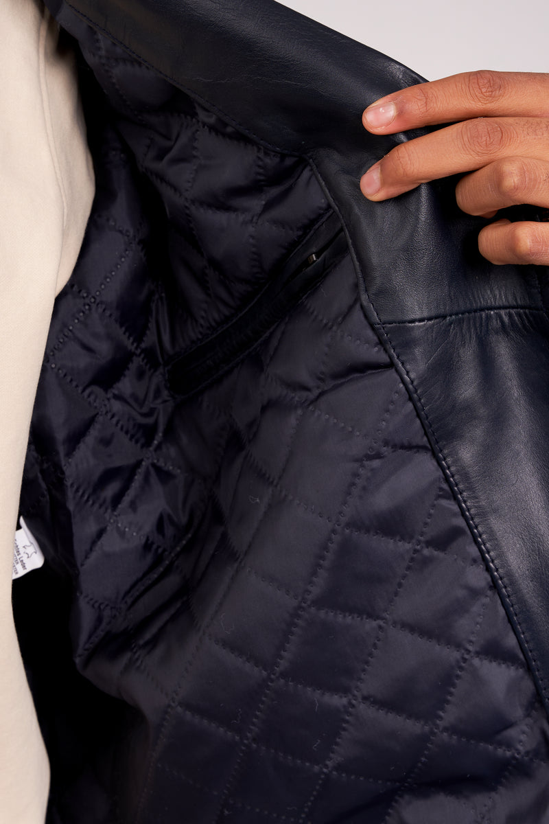 Premium Leather Jacket Set with Colorful Black Design – I Blame Society
