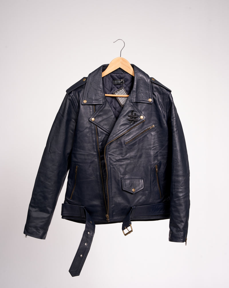 Premium Leather Jacket Set with Colorful Black Design – I Blame Society