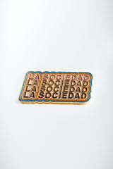 Collectible Gold Metal Pins - I Blame Society