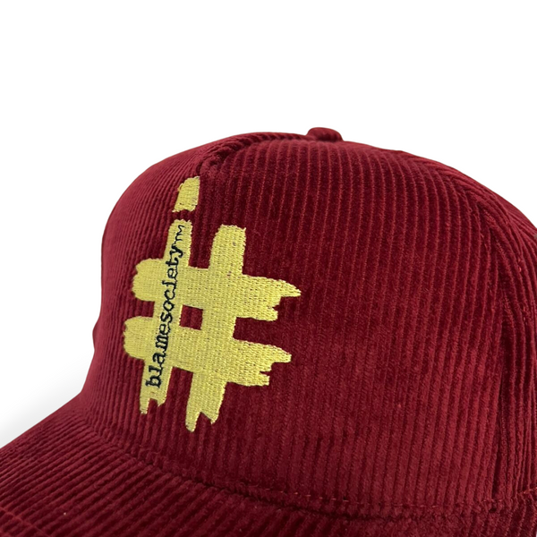 Complete the Look with Our Premium Red Adjustable Cap - I Blame Society