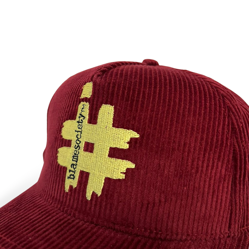 Complete the Look with Our Premium Red Adjustable Cap - I Blame Society